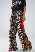 Load image into Gallery viewer, Leopard Straight Pants
