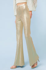 Load image into Gallery viewer, Gold Faux Leather Pants
