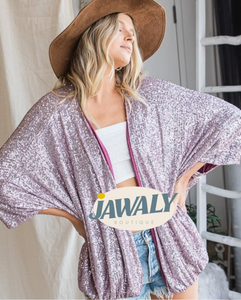 All-Over Sequins Cardigan