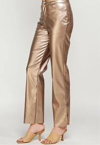 Metallic Champagne Pant