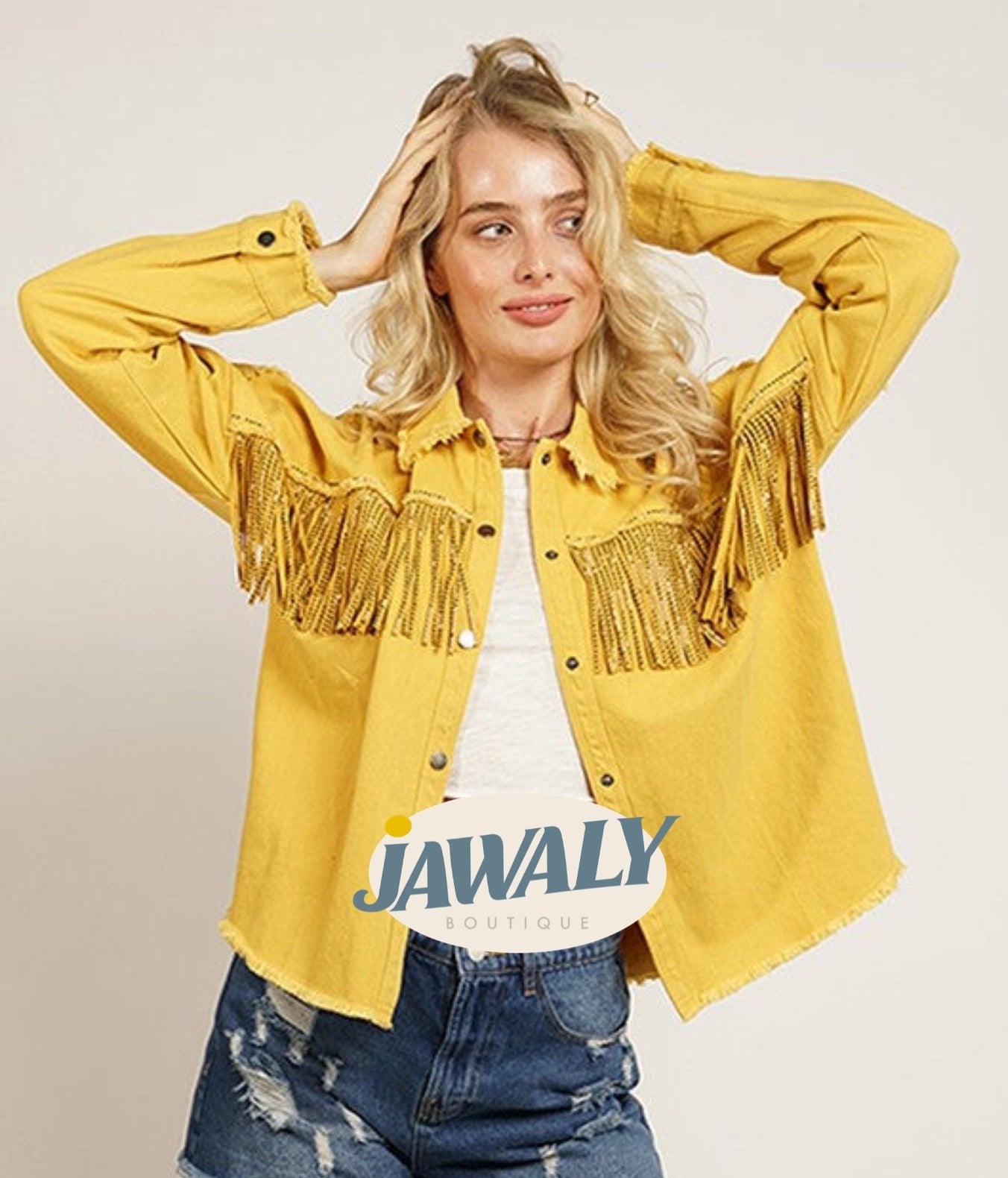 Front Fringe Western Style Jacket