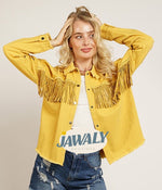 Load image into Gallery viewer, Front Fringe Western Style Jacket
