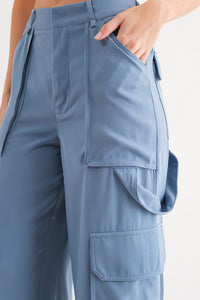 Blue Cargo Pants