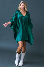 Load image into Gallery viewer, Satin Mini Dress/Tunic
