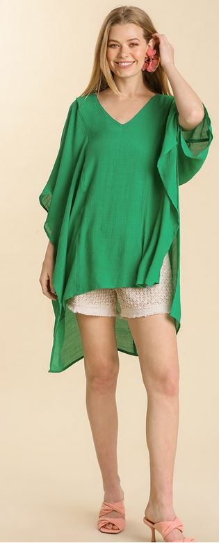 V-Neck Kaftan Top