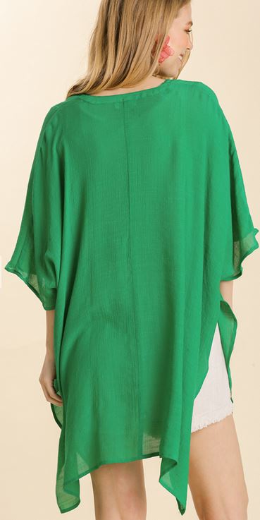 V-Neck Kaftan Top