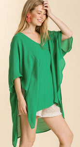 V-Neck Kaftan Top