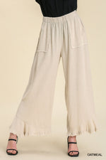 Load image into Gallery viewer, Linen Pants with Elastic Waist
