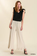 Load image into Gallery viewer, Linen Pants with Elastic Waist
