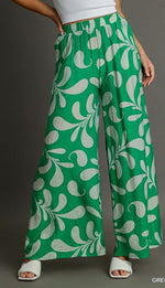 Load image into Gallery viewer, Two Tone Print Palazzo Wide Leg
