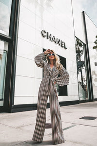 Stripe Jumpsuit