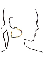 Load image into Gallery viewer, Heart or Hexagon Hoop Earrings
