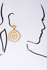 Load image into Gallery viewer, Swirl Drop Earrings
