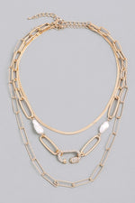 Load image into Gallery viewer, Chain Layered Necklace
