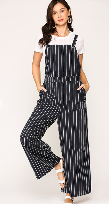 Striped Jumpsuit