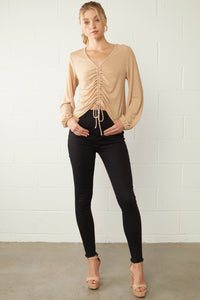 Shimmery Long Sleeve Top