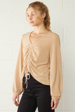 Load image into Gallery viewer, Shimmery Long Sleeve Top
