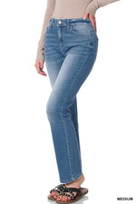 Load image into Gallery viewer, Straight Denim Pants
