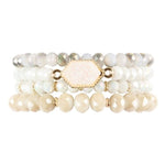 Load image into Gallery viewer, Stone &amp; Glass Beads Bracelet
