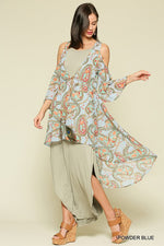Load image into Gallery viewer, Cold Shoulder Duster Tunic
