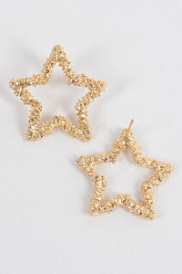 Glitter Star Earrings