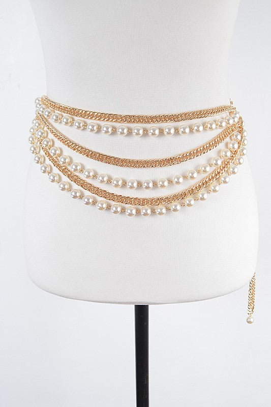 Oversize Layered Chain Belt