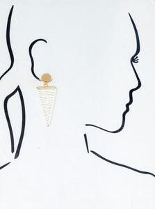 Raffia Straw Drop Earrings