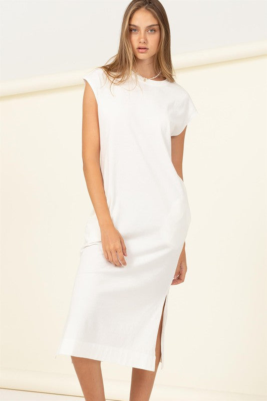 White Midi Dress