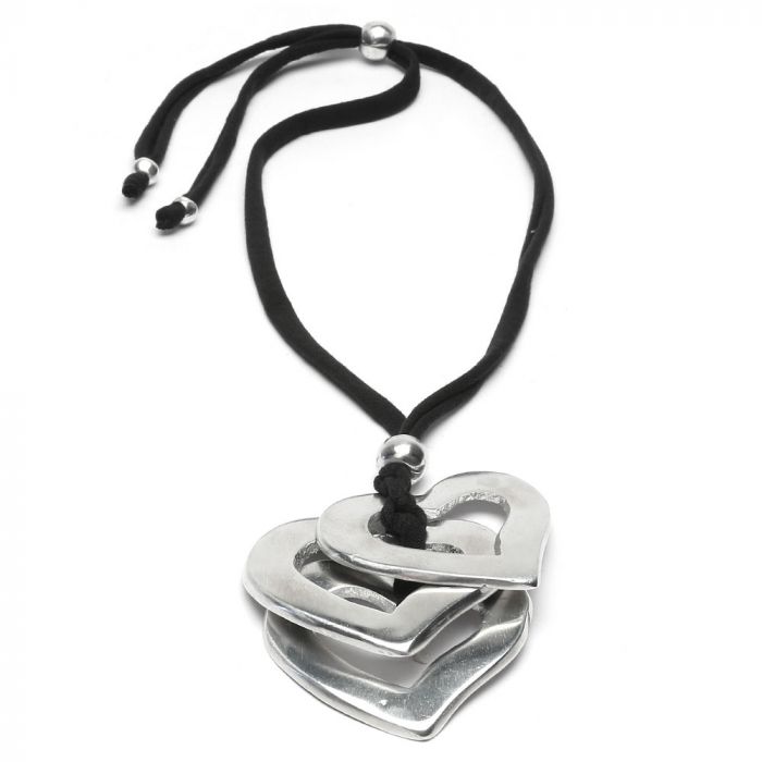 Vestopazzo Jersey Heart Necklace