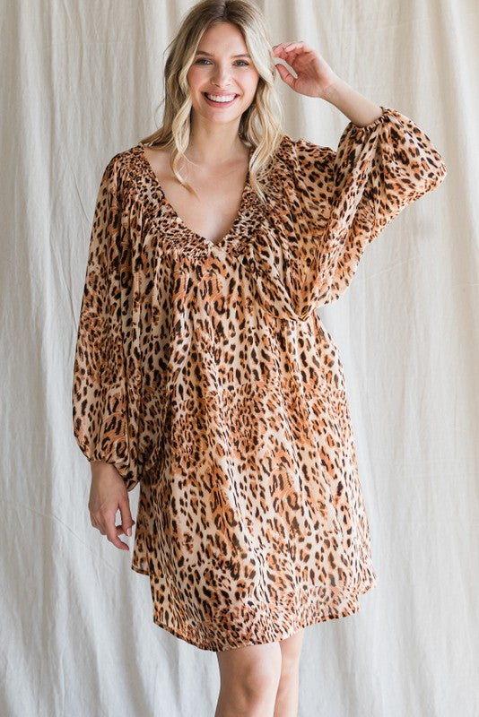 Leopard Print Dress