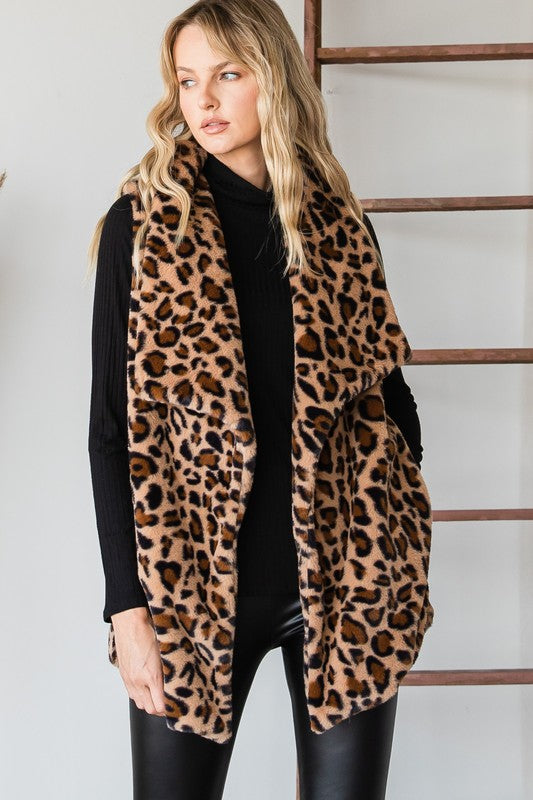 Leopard Vest Jacket