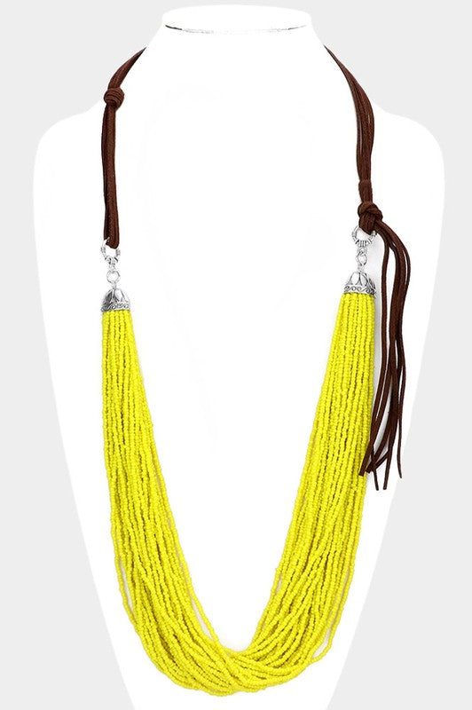 Multi Layered Long Necklace