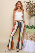 Load image into Gallery viewer, Striped Flare Bell Bottom Pants
