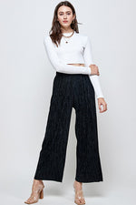 Load image into Gallery viewer, Solid Wide Leg Velvet Pants
