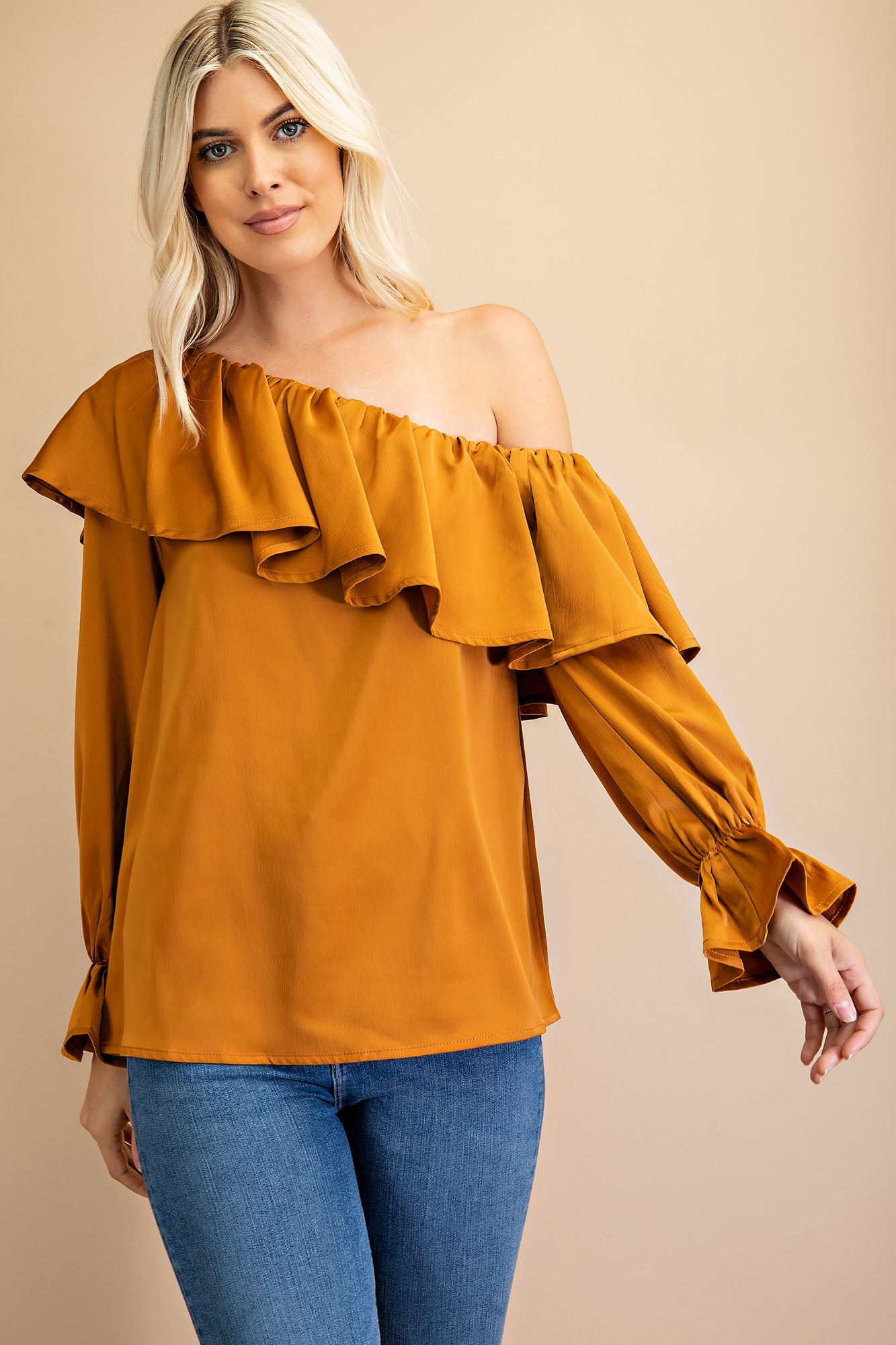 Off The Shoulder Ruffle Top