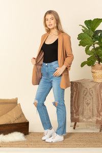 Oversized Sleeve Shirring Jacket