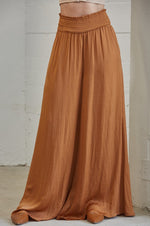 Load image into Gallery viewer, Washed Satin Wide Pant
