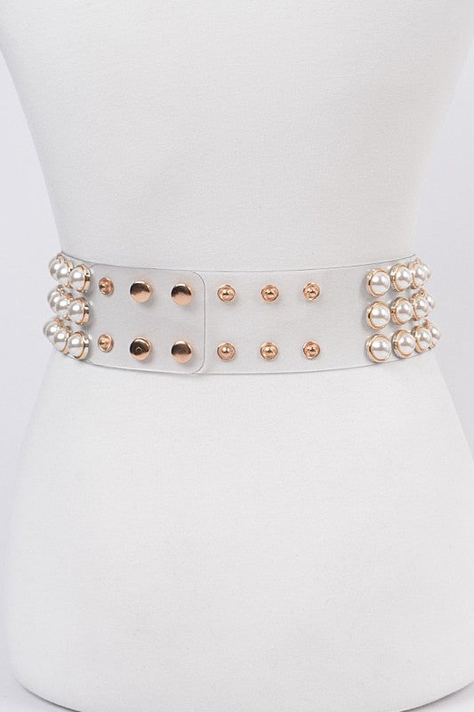 Pearl See Through Belt