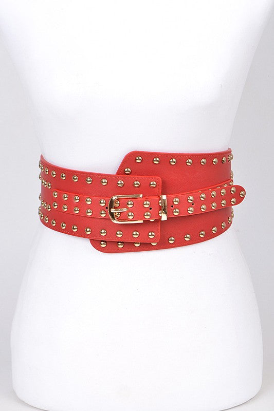 Wrap Thick Studded Belt