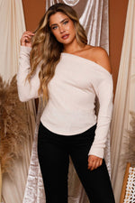 Load image into Gallery viewer, Off shoulder Knit Top
