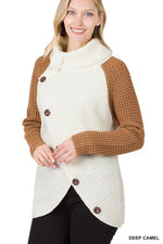 Load image into Gallery viewer, Wrap Asymmetrical Sweater
