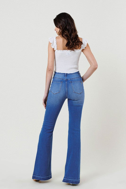 Stretch Denim Jean Wash Hem