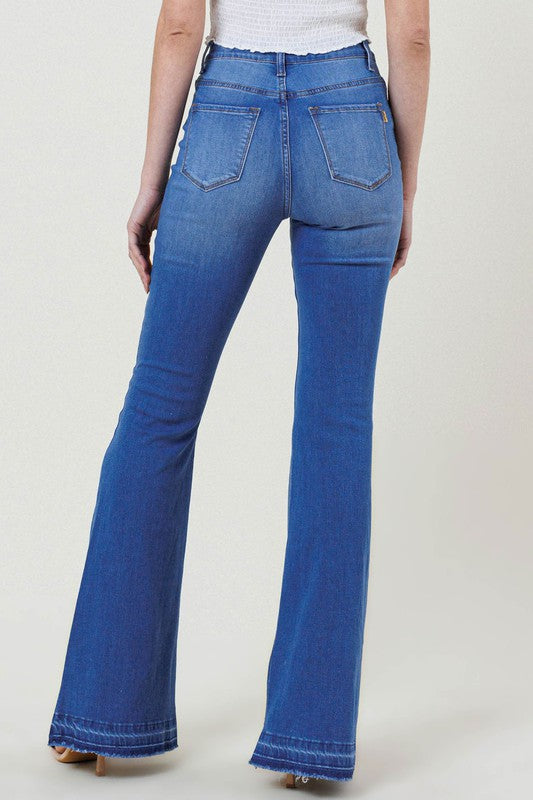 Stretch Denim Jean Wash Hem