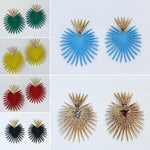 Load image into Gallery viewer, Colored Metal Spikes Earrings
