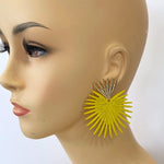 Load image into Gallery viewer, Colored Metal Spikes Earrings
