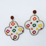 Load image into Gallery viewer, Rhinestones &amp; Beads Earrings
