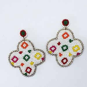 Rhinestones & Beads Earrings