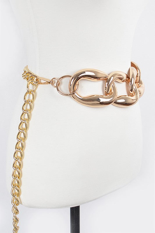 Extra Oversized Link Chain Belt