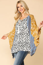 Load image into Gallery viewer, Animal Printed Top with Tassel
