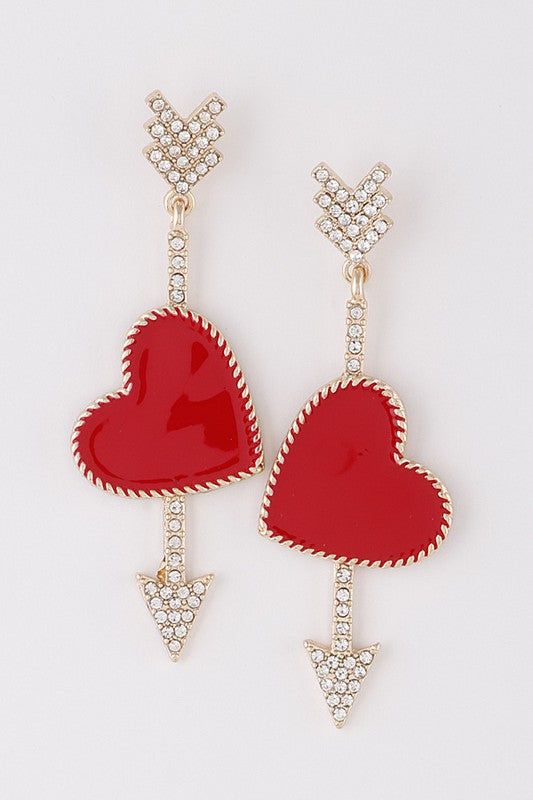 Arrow Through My Heart Earrings